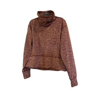 Lululemon Athletica Ready to Rulu Fleece Pullover in Heathered Savannah, Large